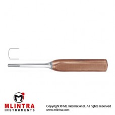 FiberGrip™ Mini-Lexer Bone Gouge Stainless Steel, 18.5 cm - 7 1/4" Blade Width 8 mm
